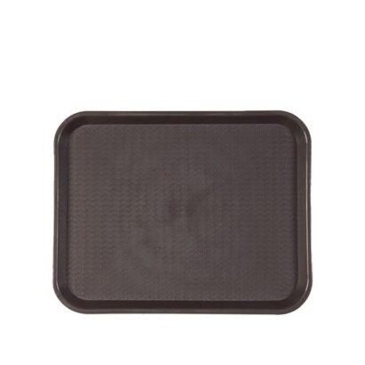 plateau fast food 27,5x35,5 cm chocolat pp