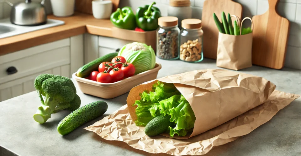 Papier sulfurisé écologique pour conserver les aliments