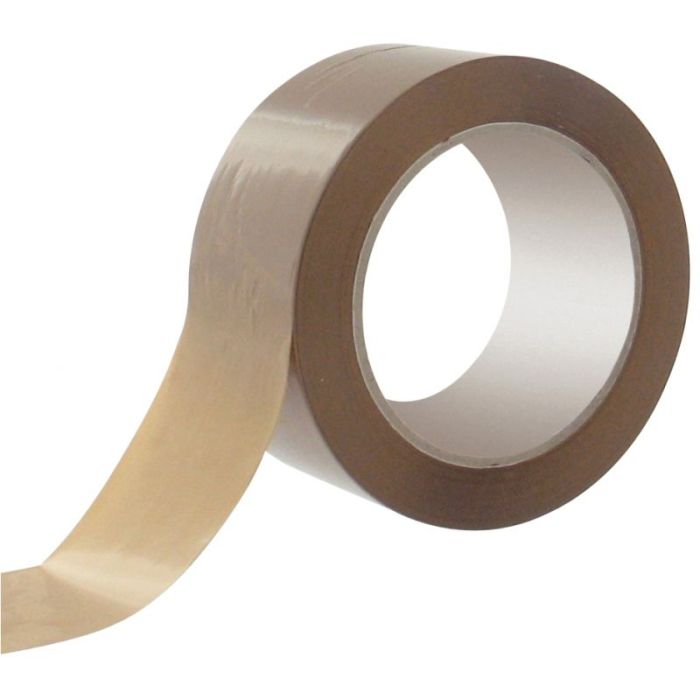 6 rouleaux adhésifs PP havane 48 mm x 100 m – emballage carton & logistique