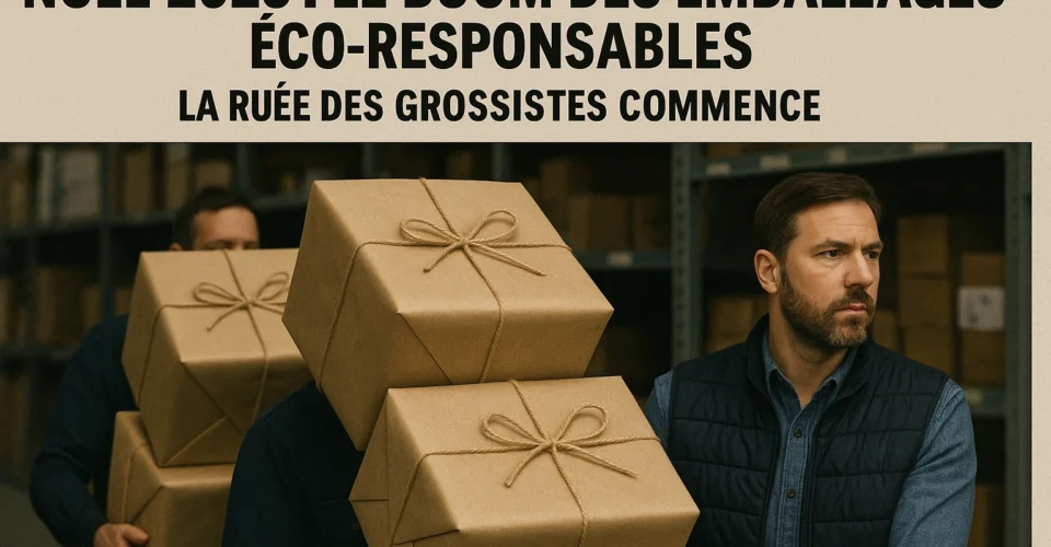Les grossistes s’emparent de la tendance des emballages kraft pour un Noël plus vert.
