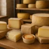 Fromages emballés durablement dans une fromagerie artisanale