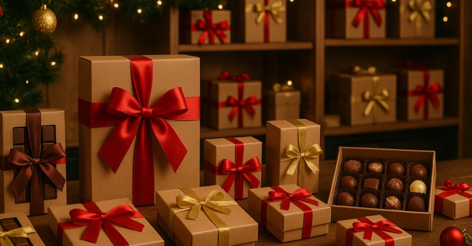 Découvrez comment un emballage chocolat Noël écologique et élégant peut booster vos ventes de plus de 70 % durant les fêtes. Secrets d’artisans inclus !