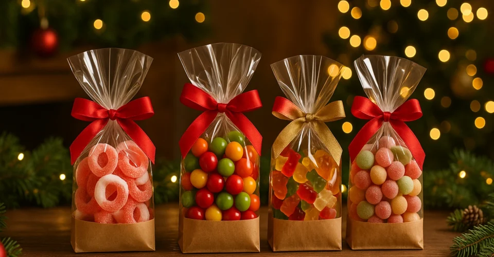 Sachets confiseurs de Noël 2025
