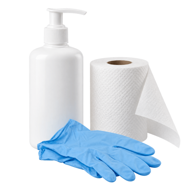 Tous nos produits d'hygiène, gants et produits divers